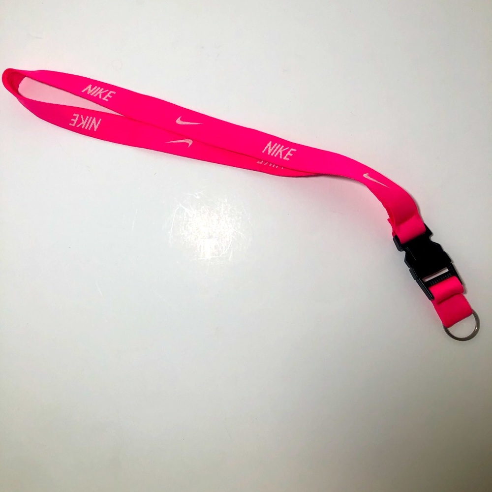 Nike pink lanyard